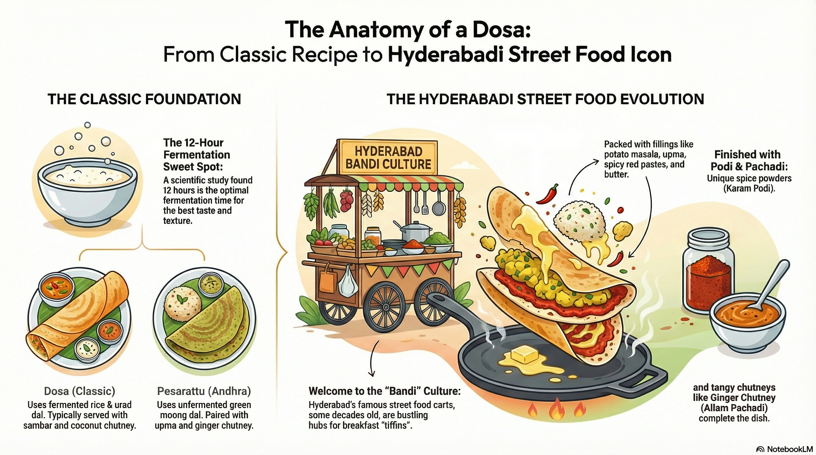 The anatomy of a dosa